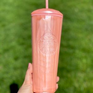Starbucks Pearl Pink Dome Lid 24oz cup 2021